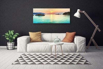 Quadro em tela Paisagem marinha de Sun Rocks