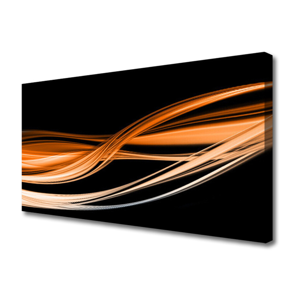 Quadro em tela Abstração Ondas Arte Arte