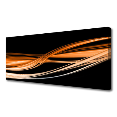 Quadro em tela Abstração Ondas Arte Arte