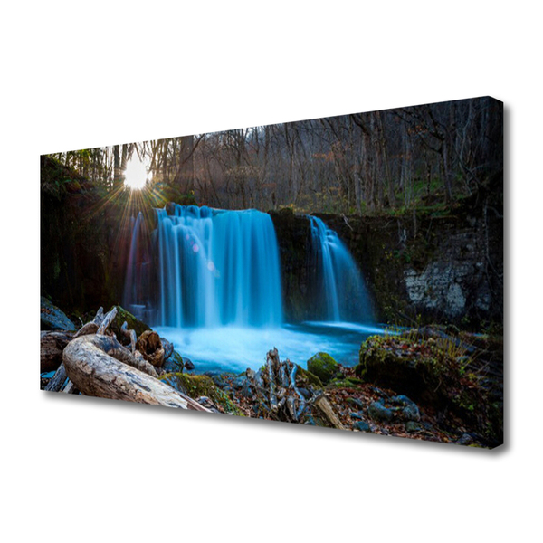 Quadro em tela Cachoeira do Sol Natureza