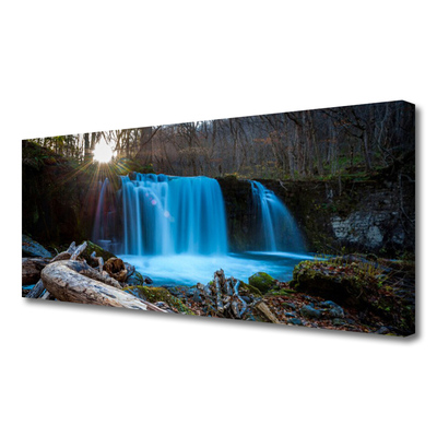 Quadro em tela Cachoeira do Sol Natureza