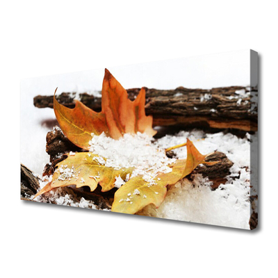 Quadro em tela Floresta de folhas Outono Natureza