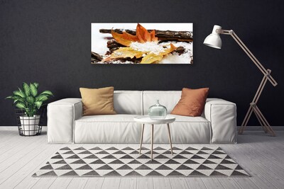 Quadro em tela Floresta de folhas Outono Natureza