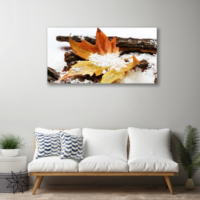 Quadro em tela Floresta de folhas Outono Natureza