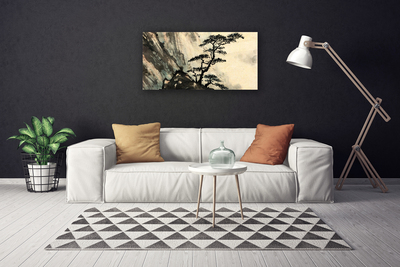 Quadro canvas Arte em Árvore Pintada