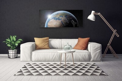Quadro em tela Planeta Terra Universo