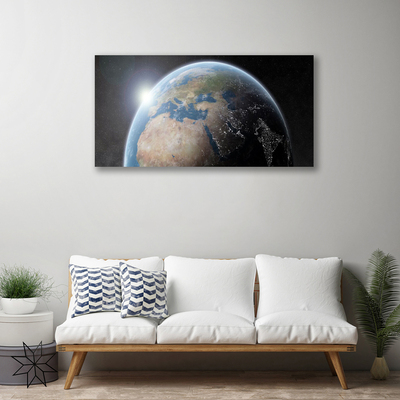 Quadro em tela Planeta Terra Universo