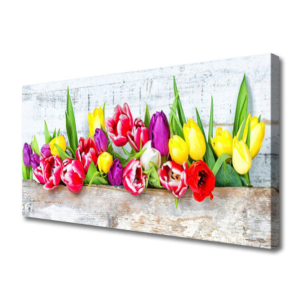 Quadro em tela Tulipas Flores Natureza