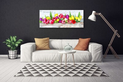 Quadro em tela Tulipas Flores Natureza