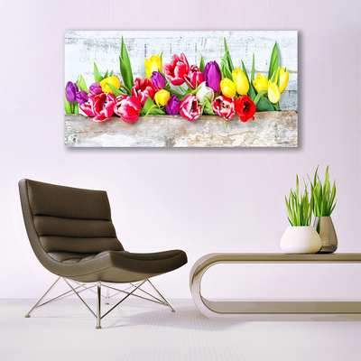 Quadro em tela Tulipas Flores Natureza
