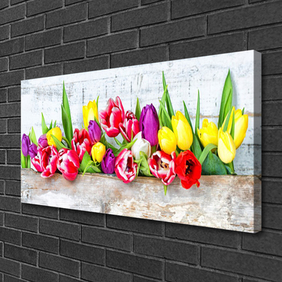 Quadro em tela Tulipas Flores Natureza