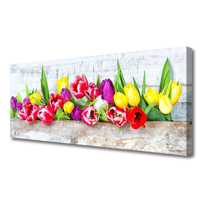 Quadro em tela Tulipas Flores Natureza