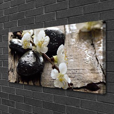 Quadro canvas Flores Frutas Galho