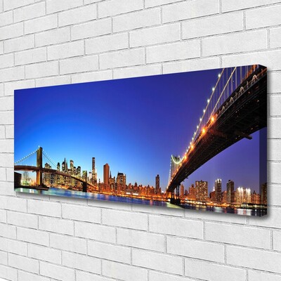 Quadro em tela Arquitetura da Cidade da Ponte