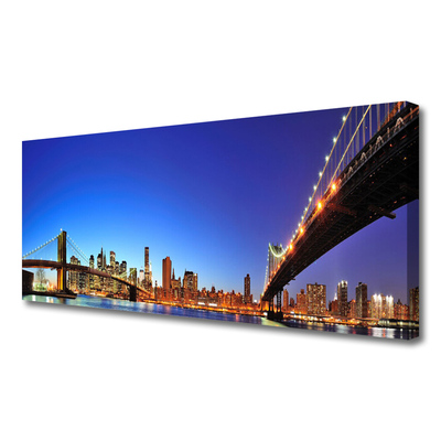 Quadro em tela Arquitetura da Cidade da Ponte