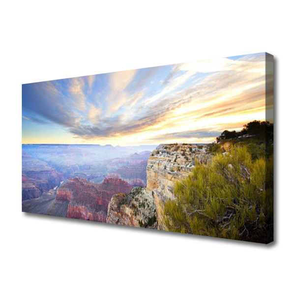 Quadro canvas Paisagem das Montanhas do Mar