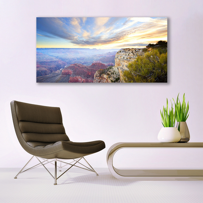 Quadro canvas Paisagem das Montanhas do Mar