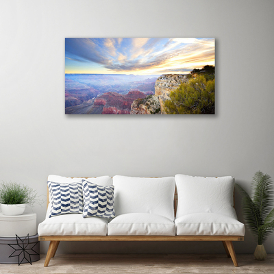 Quadro canvas Paisagem das Montanhas do Mar