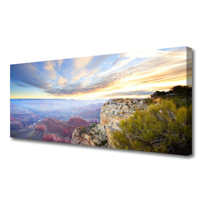 Quadro canvas Paisagem das Montanhas do Mar