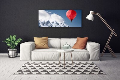 Quadro em tela Picos de Montanhas de Balão no Inverno