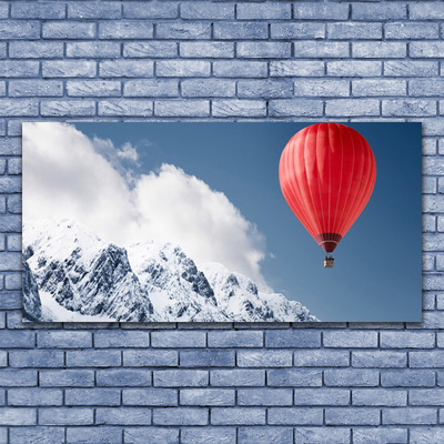 Quadro em tela Picos de Montanhas de Balão no Inverno