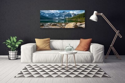 Quadro canvas Montanhas Floresta Lago Tatra Montanhas