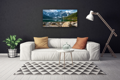 Quadro canvas Montanhas Floresta Lago Tatra Montanhas