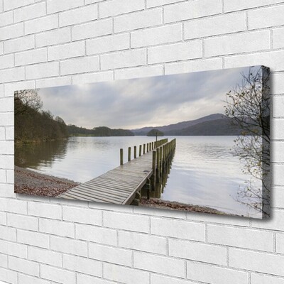 Quadro em tela Ponte de Arquitetura do Lago