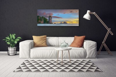 Quadro em tela Paisagem das Montanhas do Mar