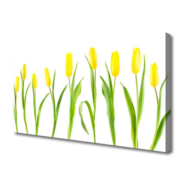 Quadro canvas Flores de tulipas amarelas