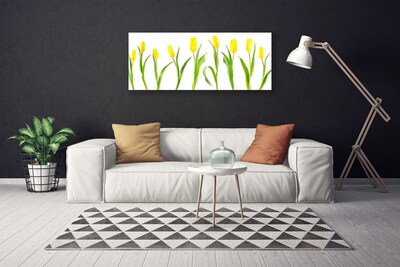 Quadro canvas Flores de tulipas amarelas