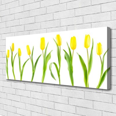 Quadro canvas Flores de tulipas amarelas