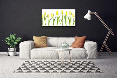 Quadro canvas Flores de tulipas amarelas