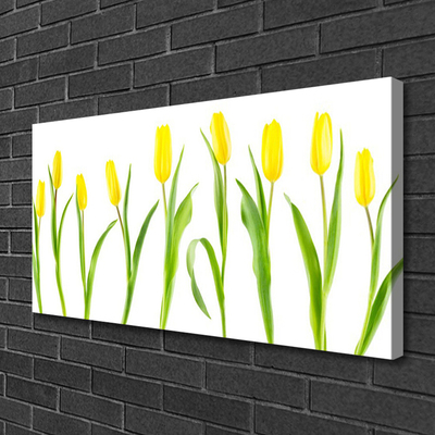 Quadro canvas Flores de tulipas amarelas