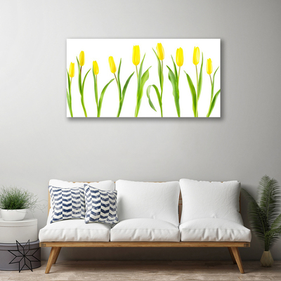 Quadro canvas Flores de tulipas amarelas