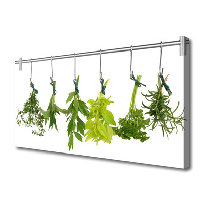 Quadro em tela Folhas Natureza Ervas