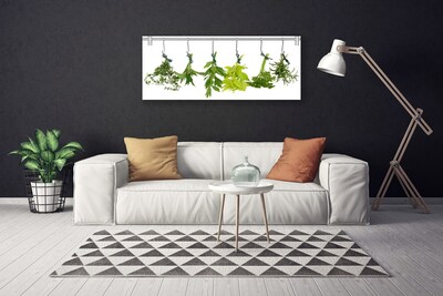 Quadro em tela Folhas Natureza Ervas