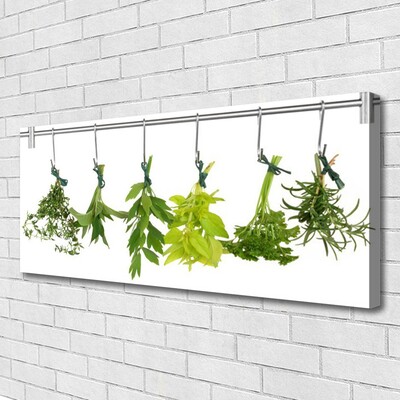 Quadro em tela Folhas Natureza Ervas