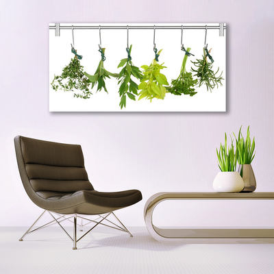 Quadro em tela Folhas Natureza Ervas