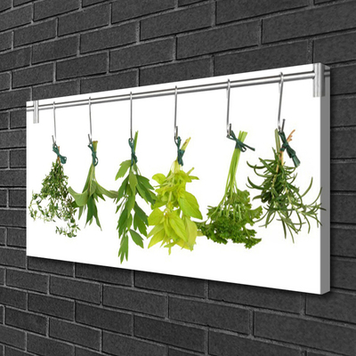 Quadro em tela Folhas Natureza Ervas