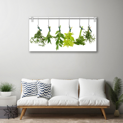 Quadro em tela Folhas Natureza Ervas