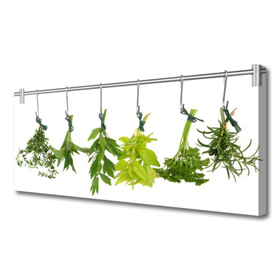 Quadro em tela Folhas Natureza Ervas