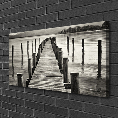 Quadro canvas Arquitetura da Ponte Marítima