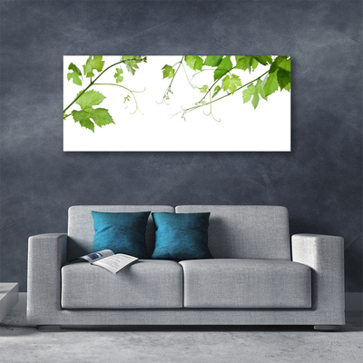 Quadro em tela Ramos Folhas Natureza Flores