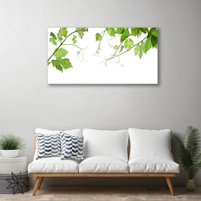 Quadro em tela Ramos Folhas Natureza Flores