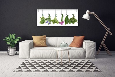 Quadro em tela Ervas Folhas Secas Flores