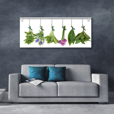 Quadro em tela Ervas Folhas Secas Flores