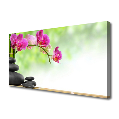 Quadro canvas Brotos de Bambu Stone Zen Spa