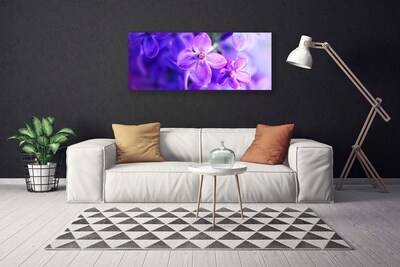Quadro canvas Flores roxas da natureza