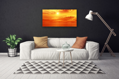 Quadro canvas Paisagem do Mar do Sol